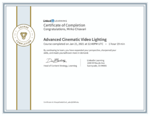 Advanced Cinematic Video Lighting