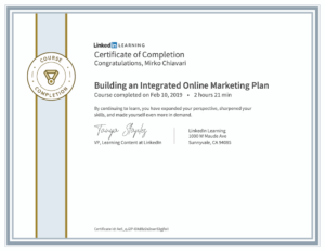 Building An Integrated Online Marketing Plan