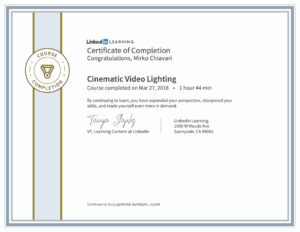 Cinematic Video Lighting