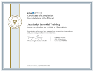 Javascript Essential Training