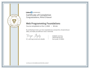 Web Programming Foundations