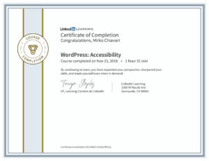 Wordpress Accessibility