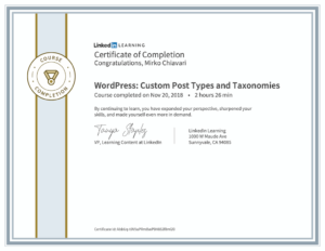 Wordpress Custom Post Types And Taxonomies
