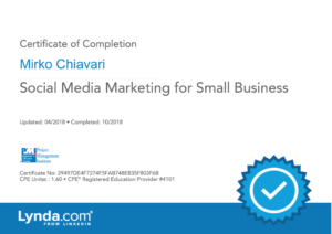 Social Media Marketing for SmallBusiness
