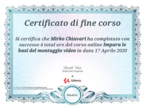Impara le basi del montaggio video